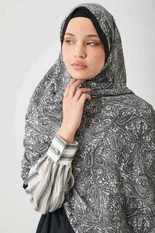 Anadolu Desen Şal Siyah - 1