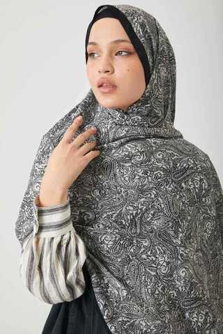 Anadolu Desen Şal Siyah - 7