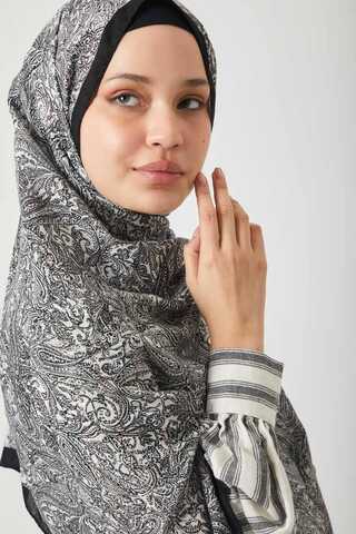 Anadolu Desen Şal Siyah - 9