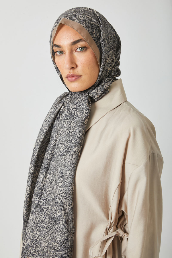 Anadolu Desen Şal Vizon - 3