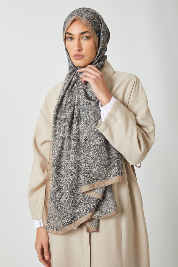Anadolu Desen Şal Vizon - 4
