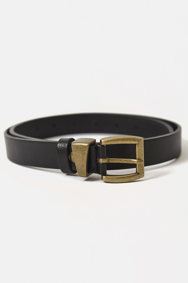 Antique Buckle Belt Black - 5