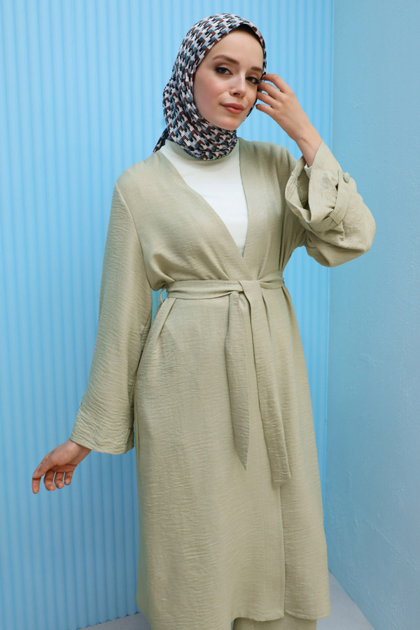 Apolet Detaylı Kuşaklı Takım Taş - 4