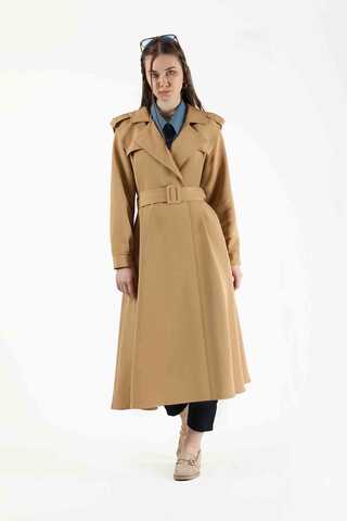 Apolet Detaylı Trençkot Bisküvi - 3