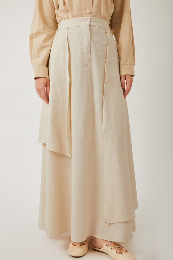 Asimetrik Etekli Yelek Takım Taş - 5