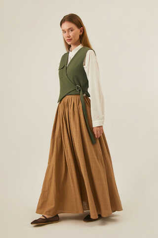 Asimetrik Yelek Haki - 2