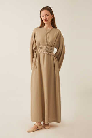 Asrin Dress Beige - 5