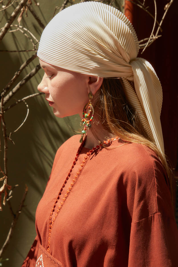 Asrin Dress Brick - 7