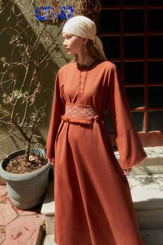 Asrin Dress Brick - 13
