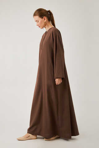 Asrin Dress Brown - 11