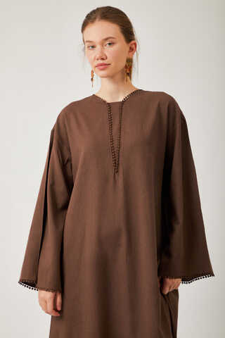 Asrin Dress Brown - 4