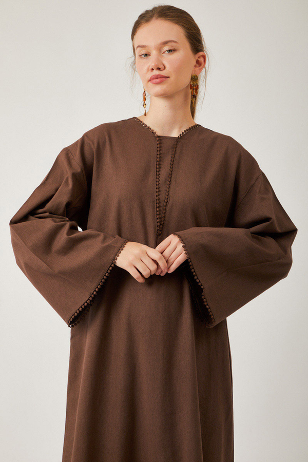 Asrin Dress Brown - 10
