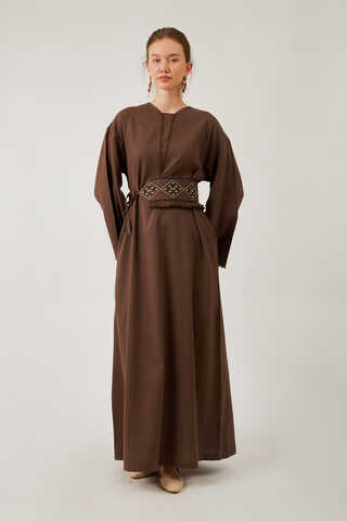 Asrin Dress Brown - 5