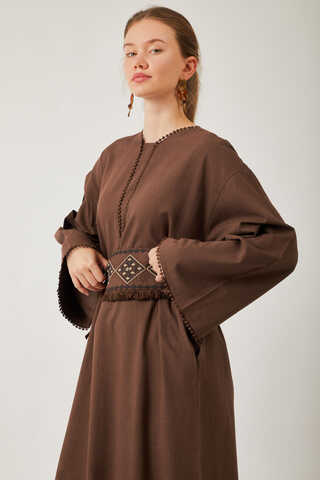Asrin Dress Brown - 2