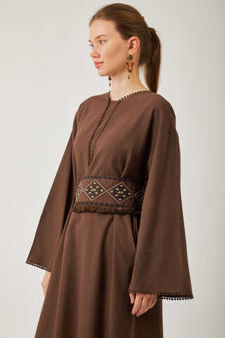 Asrin Dress Brown - 8