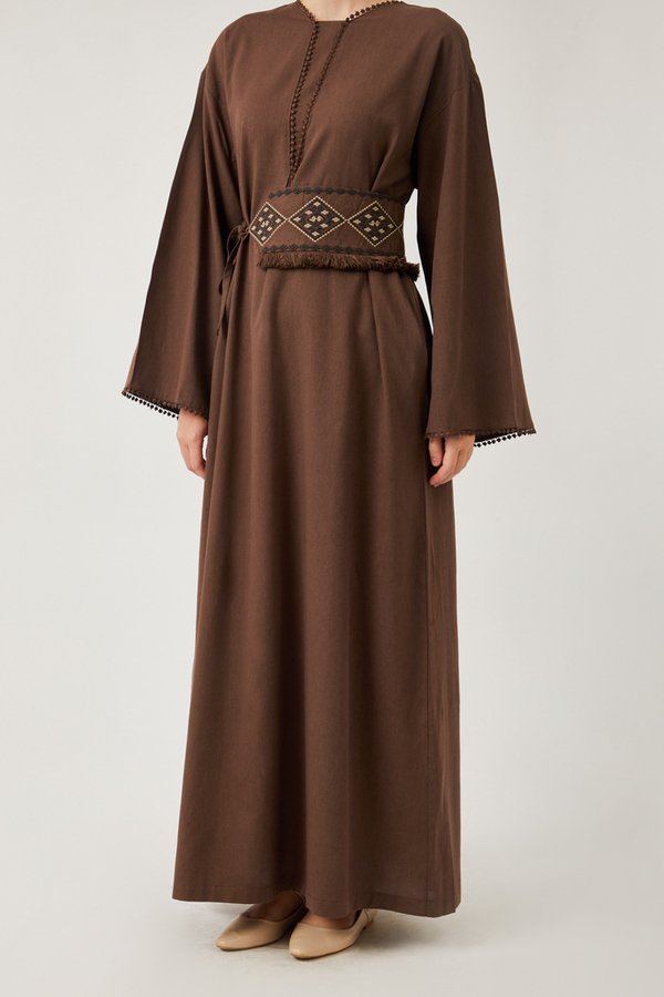 Asrin Dress Brown - 3