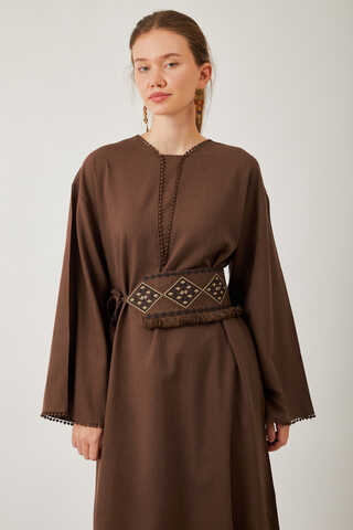 Asrin Dress Brown - 6