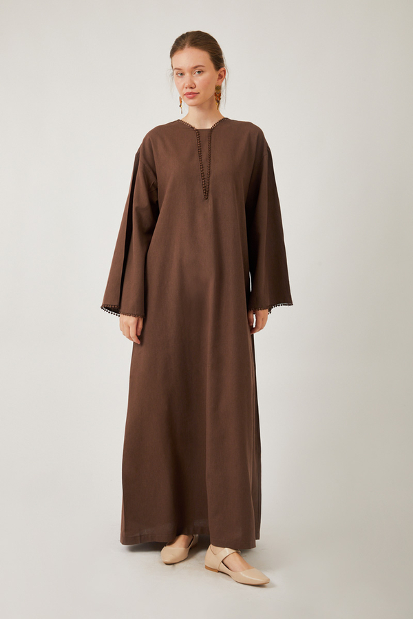 Asrin Dress Brown - 7