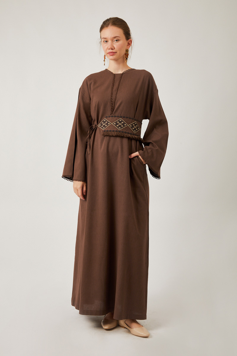 Asrin Dress Brown