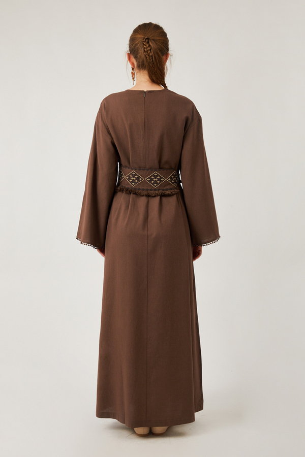 Asrin Dress Brown - 12