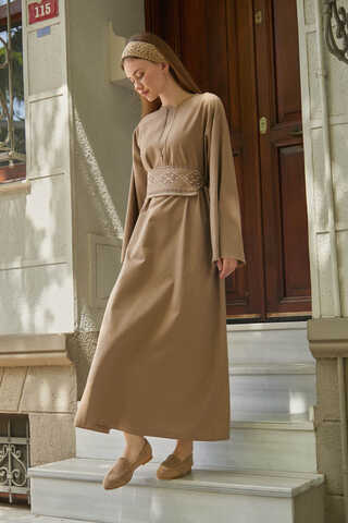 Asrin Dress Camel - 6