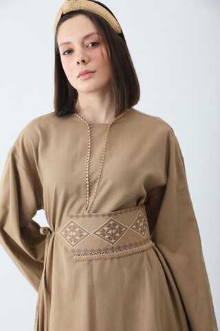 Asrin Dress Camel - 17