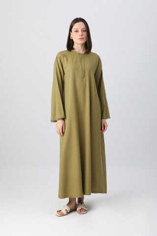 Asrin Dress Khaki - 12