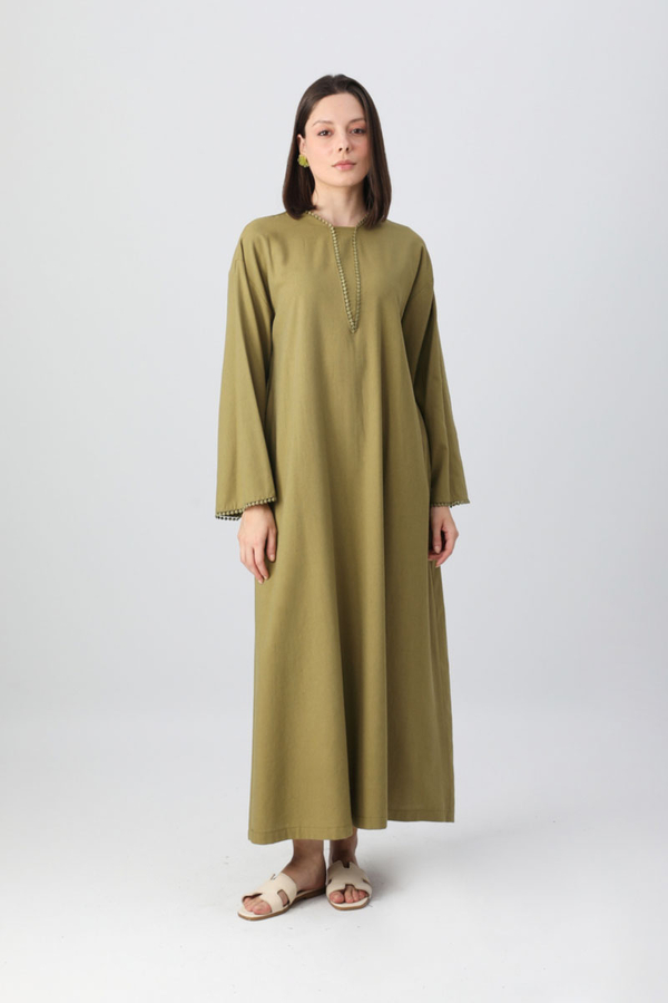 Asrin Dress Khaki - 12