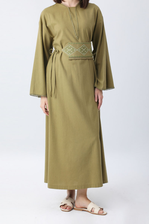 Asrin Dress Khaki - 13