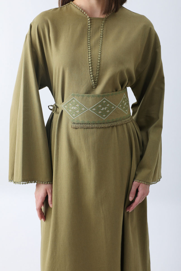Asrin Dress Khaki - 14