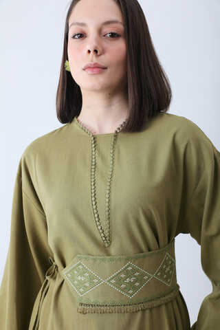 Asrin Dress Khaki - 15