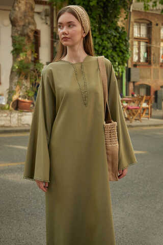 Asrin Dress Khaki - 4