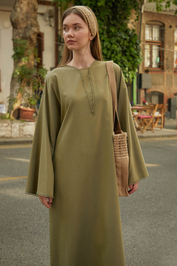 Asrin Dress Khaki - 4