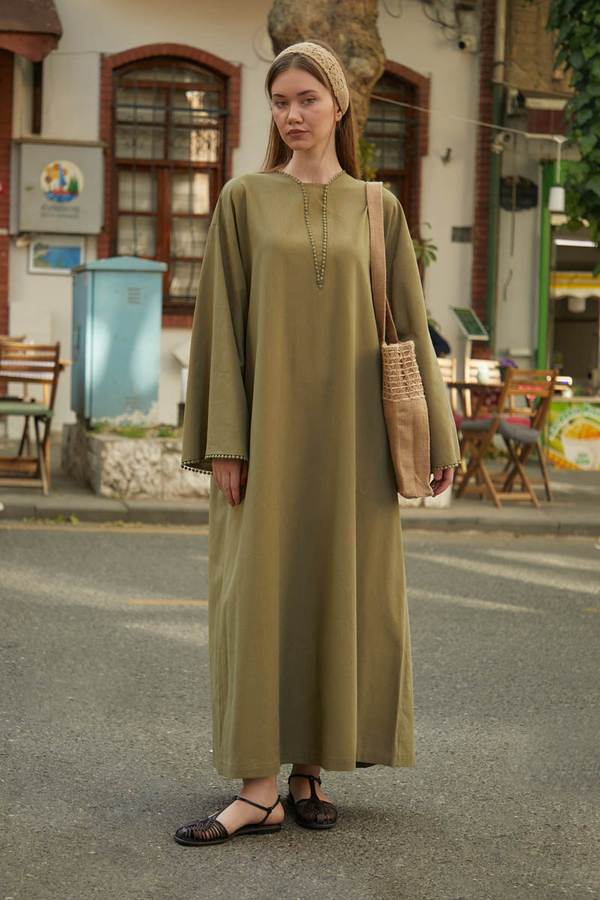 Asrin Dress Khaki - 5