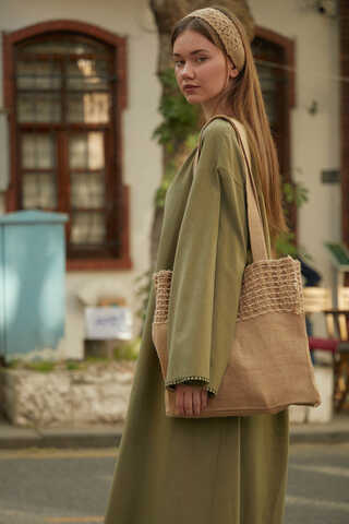 Asrin Dress Khaki - 8