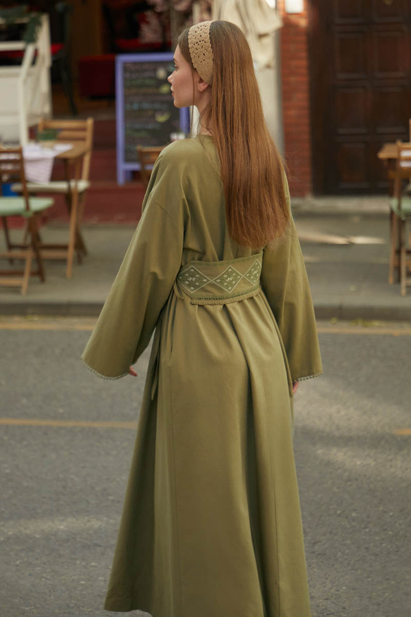 Asrin Dress Khaki - 10