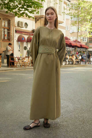 Asrin Dress Khaki - 2