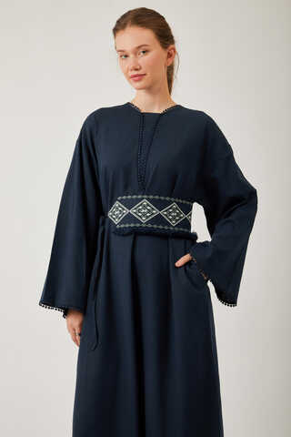 Asrin Dress Navy - 1