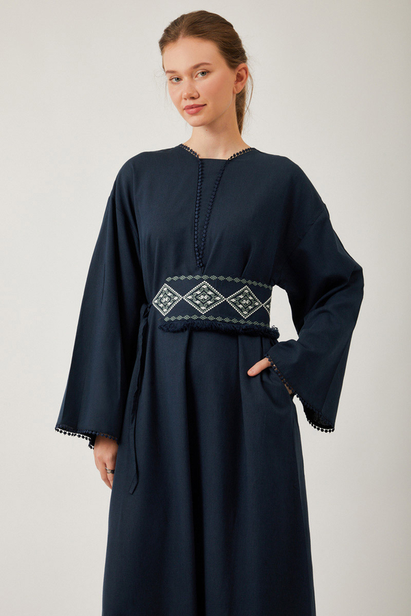 Asrin Dress Navy - 1