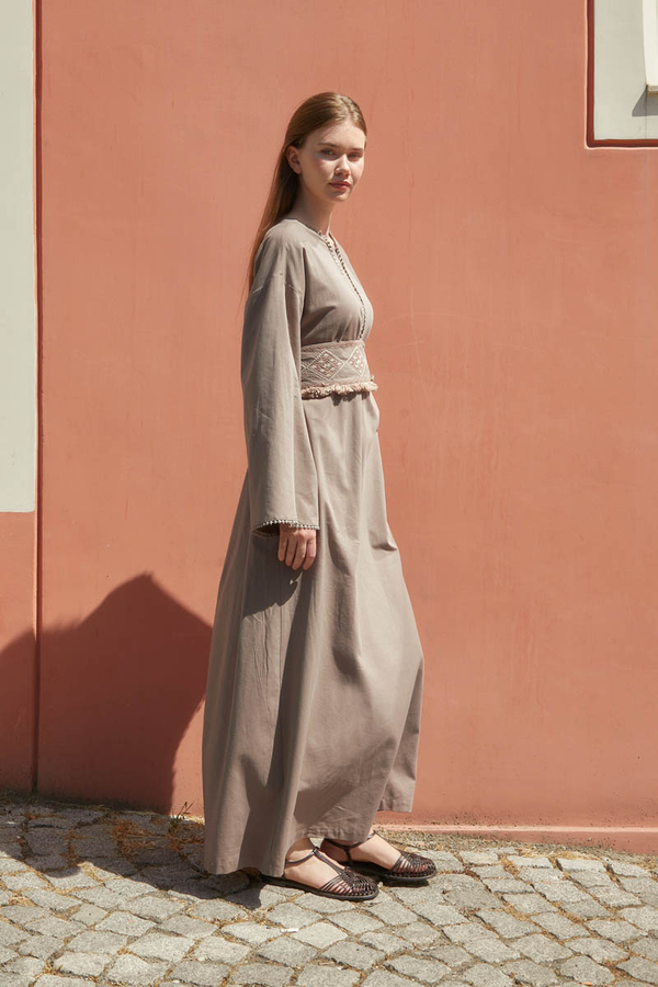 Asrin Dress Taupe - 2