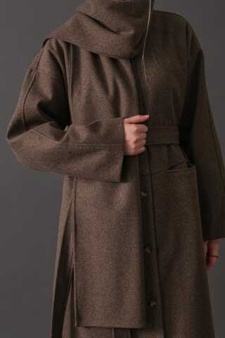 Atkılı Kaban Kahverengi - 10