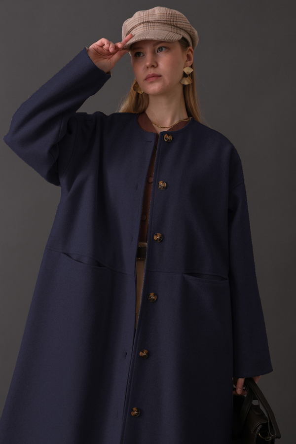 Atkılı Kaban Lacivert - 3