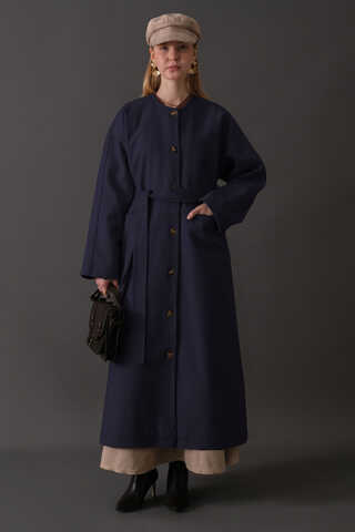 Atkılı Kaban Lacivert - 4