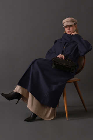 Atkılı Kaban Lacivert - 1