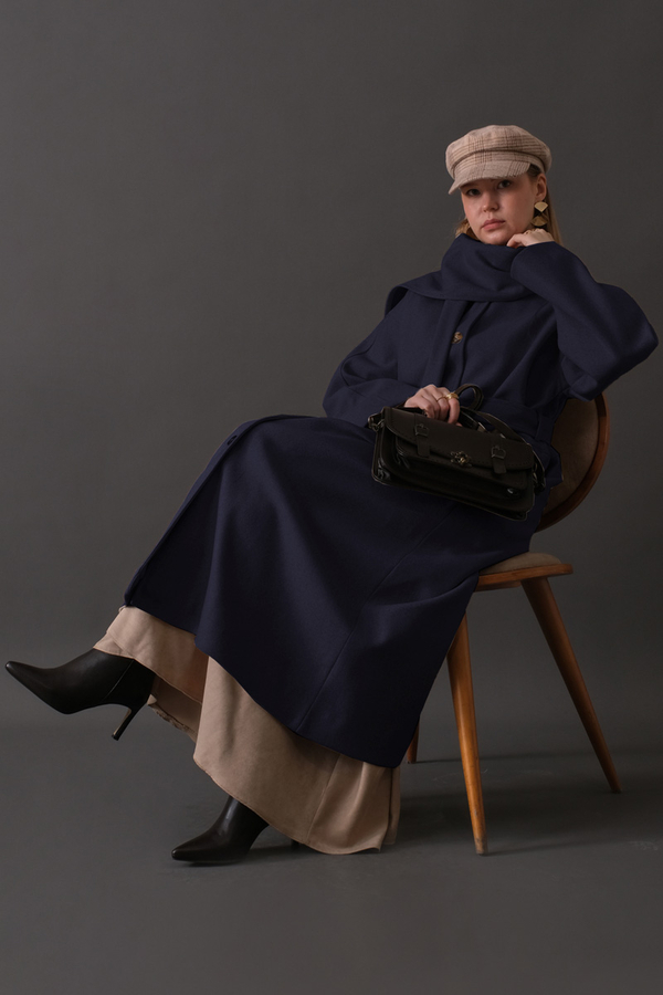 Atkılı Kaban Lacivert - 1