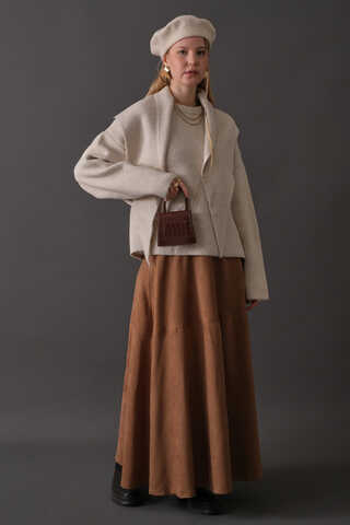 Atkılı Triko Kazak Taş - 12