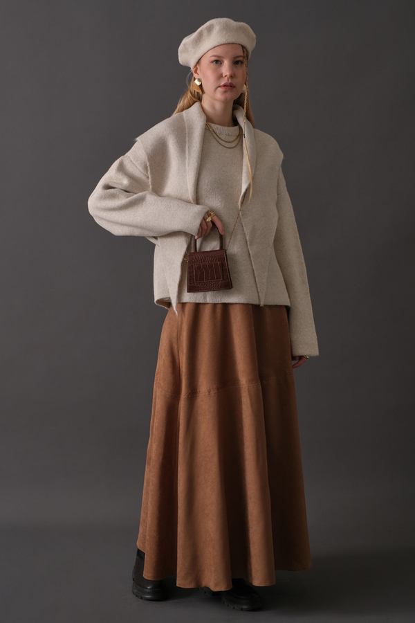 Atkılı Triko Kazak Taş - 12