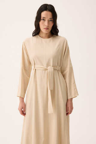 Ayana Keten Elbise Taş - 11