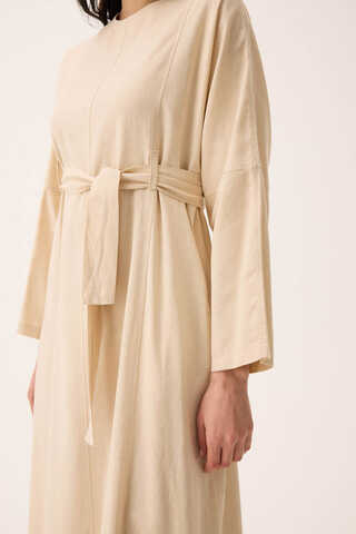 Ayana Keten Elbise Taş - 6