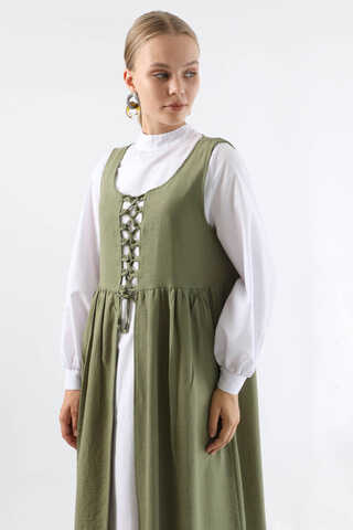 Bağcıklı Jile Takım Haki - 2